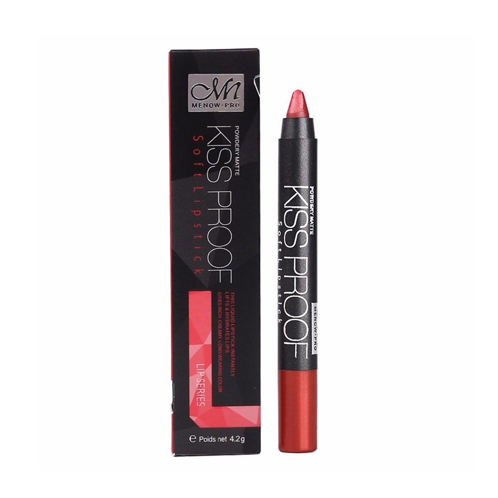 Waterproof Lip Crayon 19 Colors Multi Use Lipstick Pen